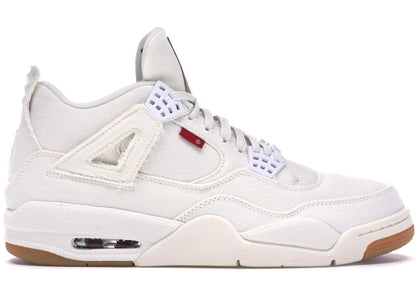 Jordan 4 Retro Levi's White (Blank Tag) - authentic Jordan sneakers