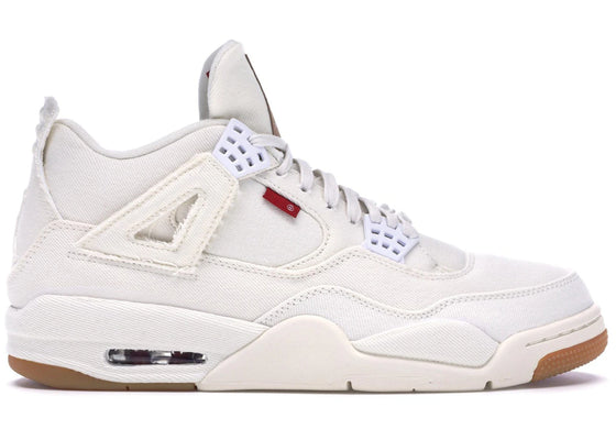 Jordan 4 Retro Levi's White (Blank Tag) sneakers - authentic Jordan shoes