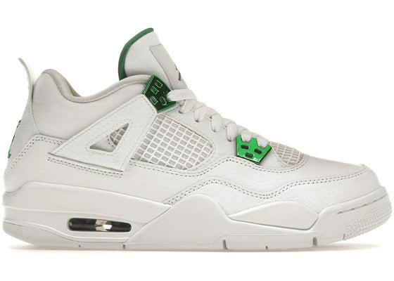Jordan 4 Retro Metallic Green (GS) sneakers - authentic Jordan shoes