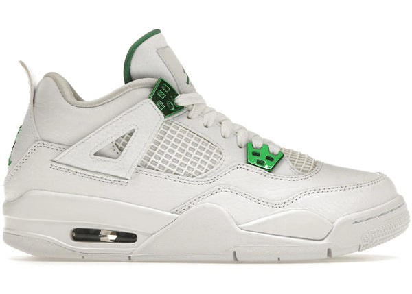 Jordan 4 Retro Metallic Green (GS) sneakers - authentic Jordan shoes