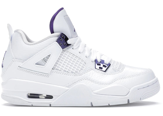 Jordan 4 Retro Metallic Purple (GS) sneakers - authentic Jordan shoes