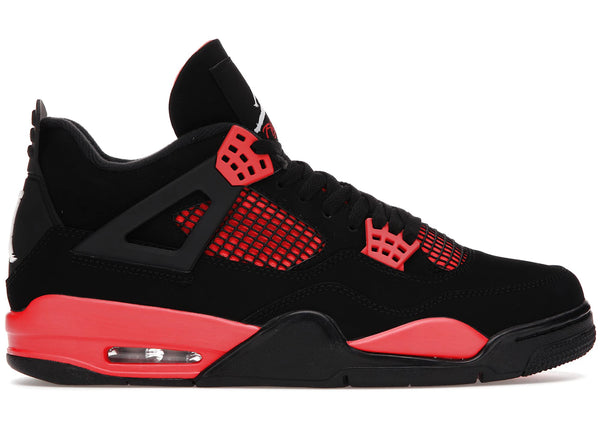 Jordan 4 Retro Red Thunder sneakers - authentic streetwear shoes