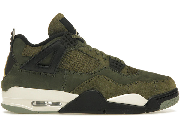 Jordan 4 Retro SE Craft Medium Olive sneakers - authentic streetwear shoes