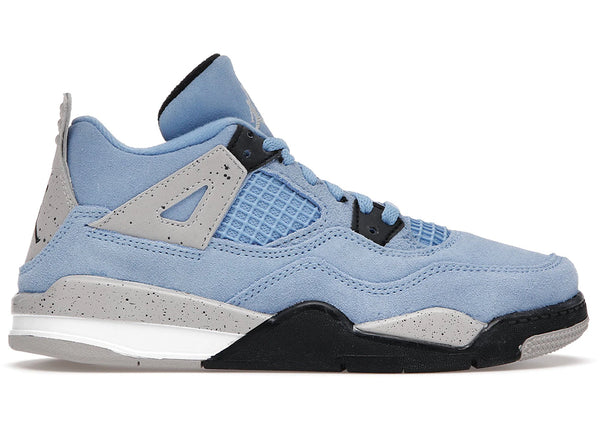 Jordan 4 Retro University Blue (PS) sneakers - authentic Jordan shoes