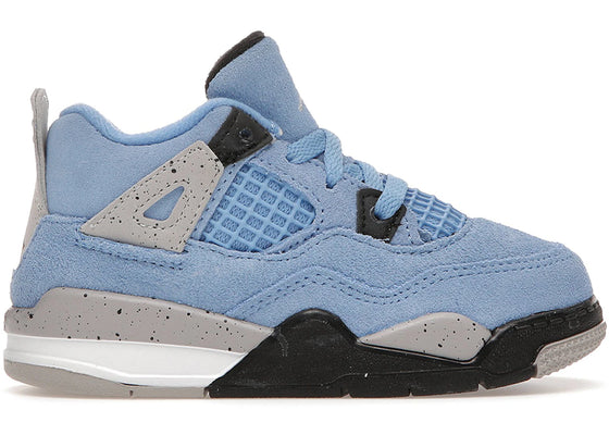 Jordan 4 Retro University Blue (TD) sneakers - authentic Jordan shoes