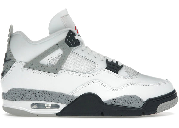 Jordan 4 Retro White Cement (2025) sneakers - authentic Jordan shoes