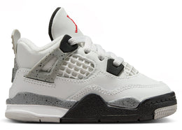 Jordan 4 Retro White Cement (2025) (TD) - authentic Jordan sneakers