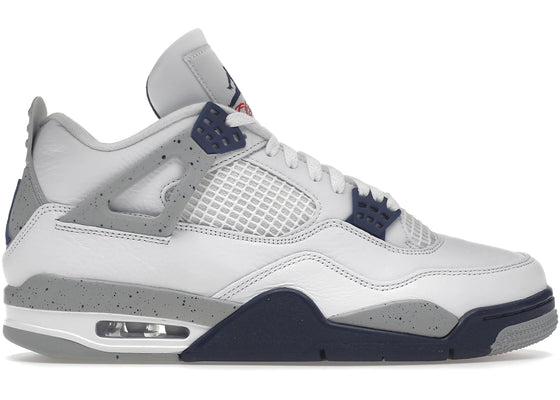 Jordan 4 Retro Midnight Navy sneakers - authentic streetwear shoes