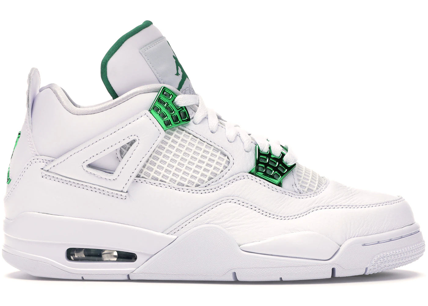 Jordan 4 Retro Metallic Green %