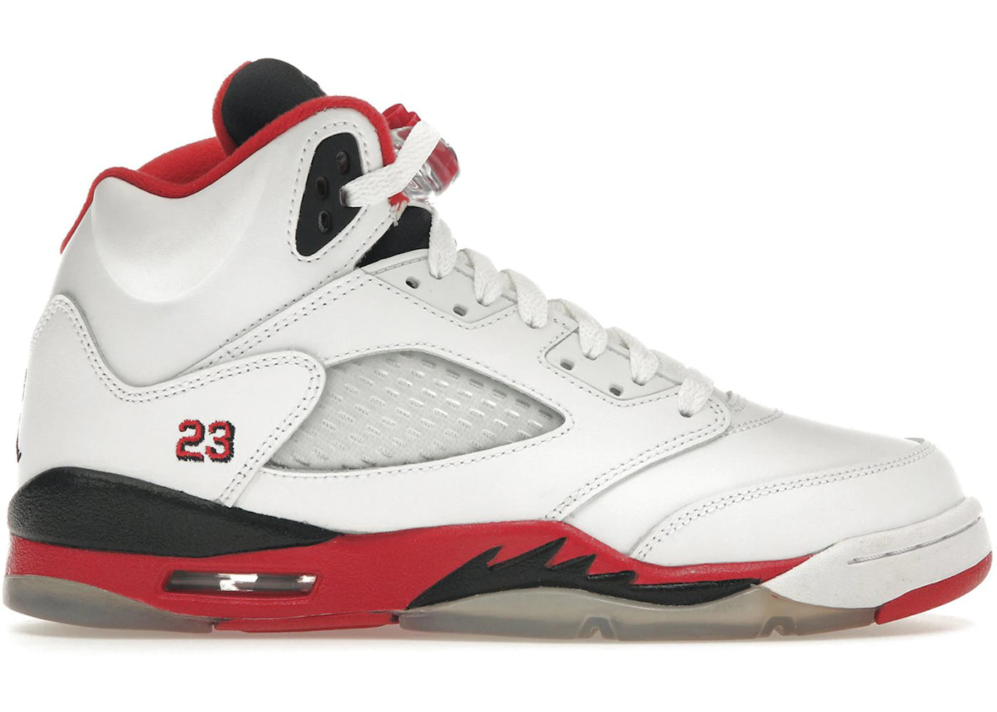 Jordan 5 Retro Fire Red Black Tongue (2013) (GS)