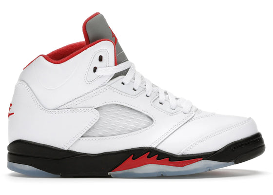 Jordan 5 Retro Fire Red Silver Tongue (2020) (PS) sneakers - authentic Jordan shoes