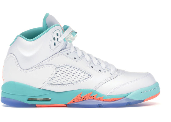Jordan 5 Retro Light Aqua (GS) sneakers - authentic Jordan shoes