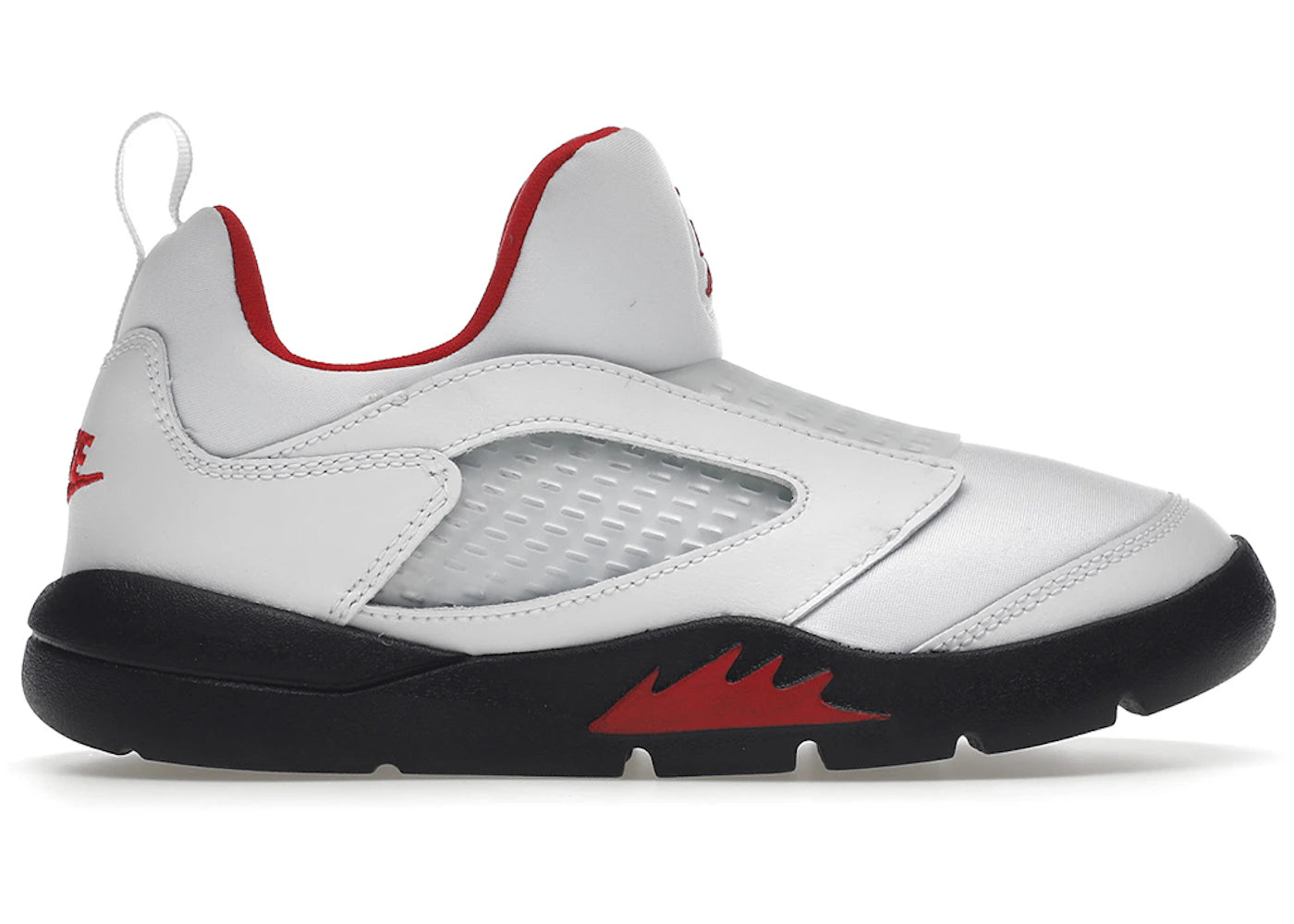 Jordan 5 Retro Little Flex White Black University Red (PS)