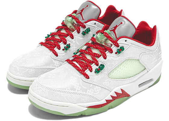 Jordan 5 Retro Low CLOT White Silk 20th Anniversary sneakers - authentic Jordan shoes