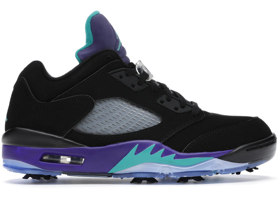 Jordan 5 Retro Low Golf Black Grape sneakers - authentic Jordan shoes