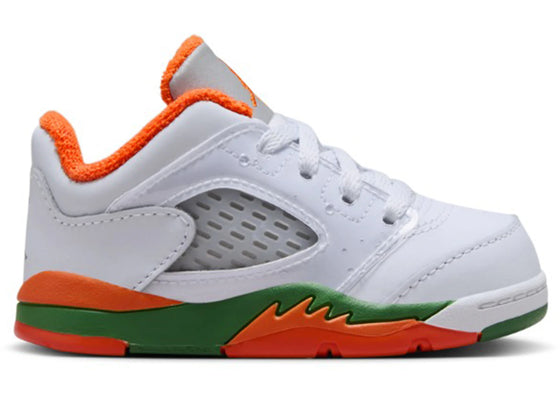 Jordan 5 Retro Low Miami Hurricanes (TD) sneakers - authentic Jordan shoes