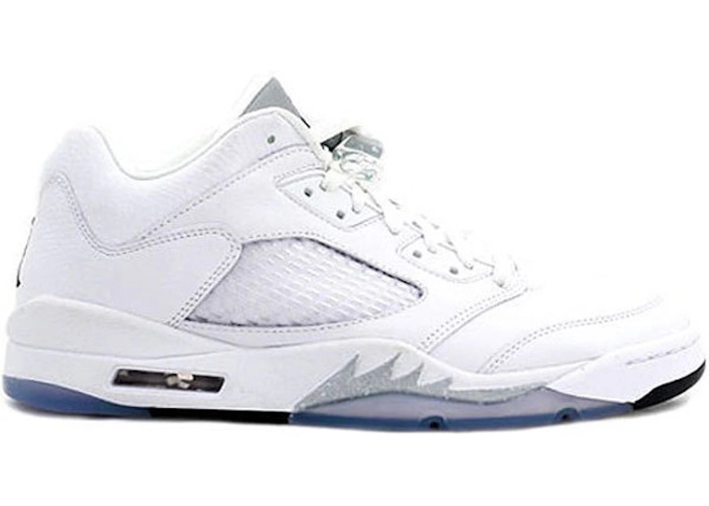 Jordan 5 Retro Low Metallic White (Women's) - vue 360