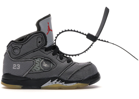 Jordan 5 Retro Off-White Muslin (TD) sneakers - authentic Jordan shoes