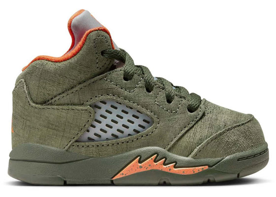 Jordan 5 Retro Olive (2024) (TD) sneakers - authentic Jordan shoes
