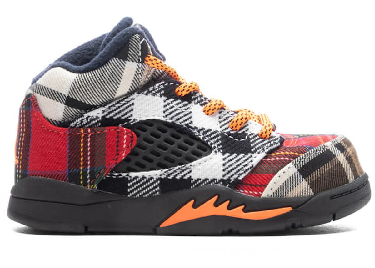Jordan 5 Retro Plaid (TD) - vue 360