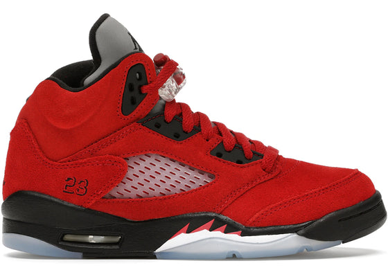 Jordan 5 Retro Raging Bull Red (2021) (GS) sneakers - authentic Jordan shoes