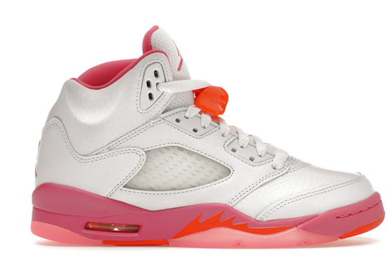 Jordan 5 Retro WNBA Pinksicle Safety Orange (GS) sneakers - authentic Jordan shoes