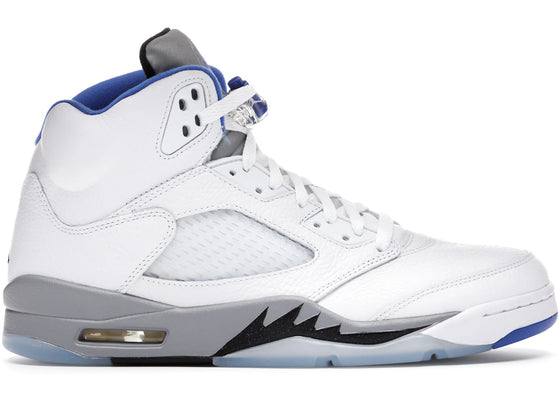 Jordan 5 Retro White Stealth (2021) sneakers - authentic Jordan shoes