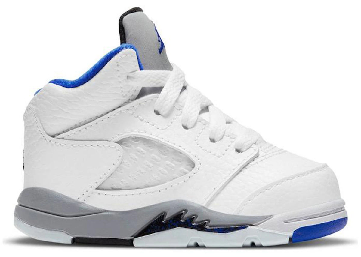 Jordan 5 Retro White Stealth (2021) (TD) - vue 360
