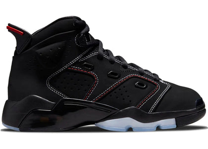 Jordan 6-17-23 Black White Red Contrast Stitching (GS) - authentic Jordan sneakers