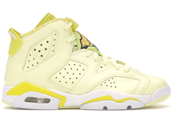 Jordan 6 Retro Dynamic Yellow Floral (GS) sneakers - authentic Jordan shoes