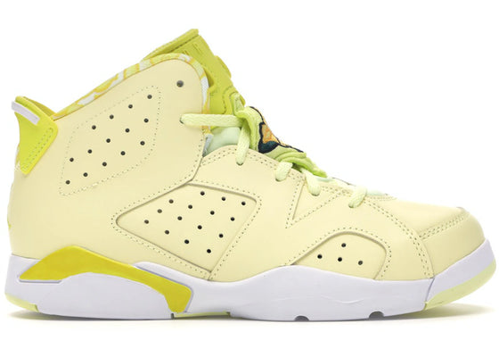 Jordan 6 Retro Dynamic Yellow Floral (PS) sneakers - authentic Jordan shoes