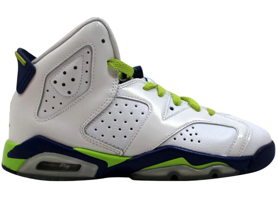 Jordan 6 Retro Fierce Green (GS) sneakers - authentic Jordan shoes