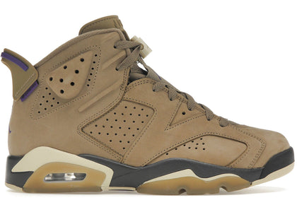 Jordan 6 Retro Gore-Tex Brown Kelp (Women's) - authentic Jordan sneakers