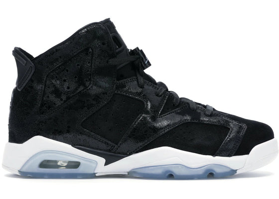 Jordan 6 Retro Heiress Black Suede (GS) sneakers - authentic Jordan shoes