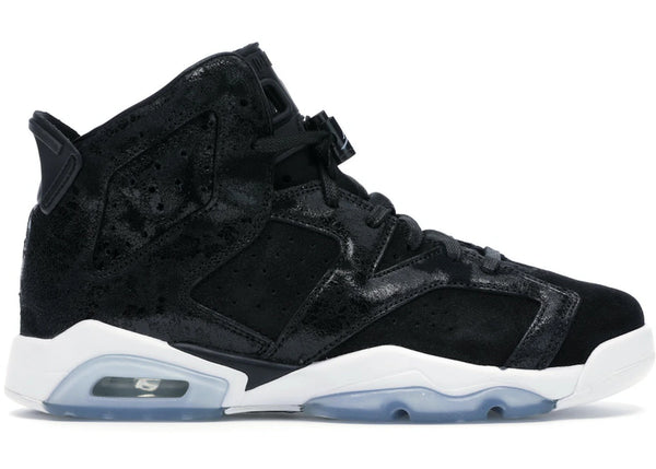 Jordan 6 Retro Heiress Black Suede (GS) sneakers - authentic Jordan shoes