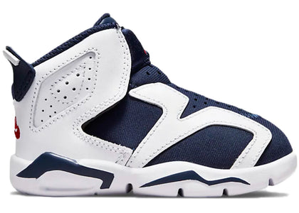 Jordan 6 Retro Little Flex Olympic (TD) - authentic Jordan sneakers