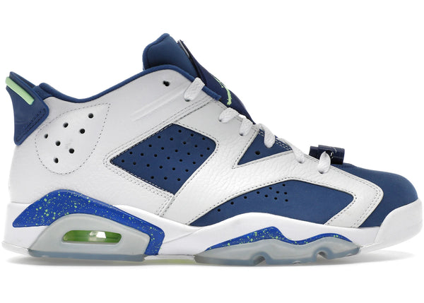 Jordan 6 Retro Low Ghost Green sneakers - authentic Jordan shoes