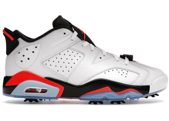 Jordan 6 Retro Low Golf White Infrared sneakers - authentic Jordan shoes