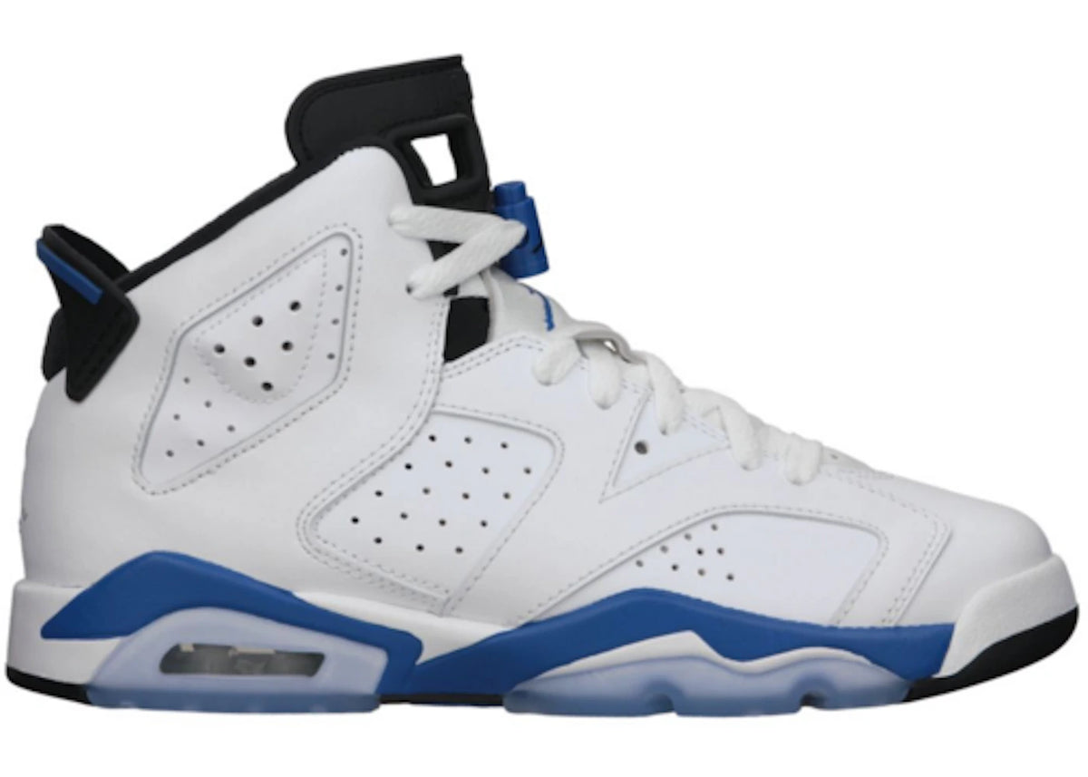 Jordan 6 Retro Sport Blue (2014) (GS) - vue 360