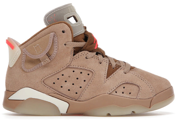 Jordan 6 Retro Travis Scott British Khaki (PS) sneakers - authentic Jordan shoes
