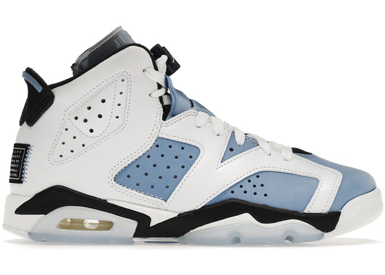 Jordan 6 Retro UNC White (GS) sneakers - authentic Jordan shoes