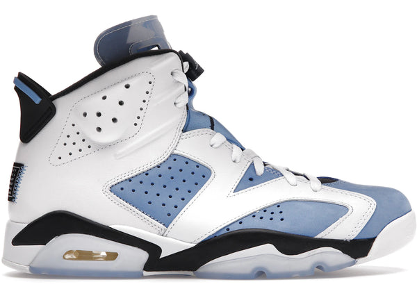 Jordan 6 Retro UNC White sneakers - authentic Jordan shoes