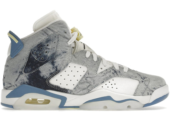 Jordan 6 Retro Washed Denim (2022) (GS) sneakers - authentic Jordan shoes