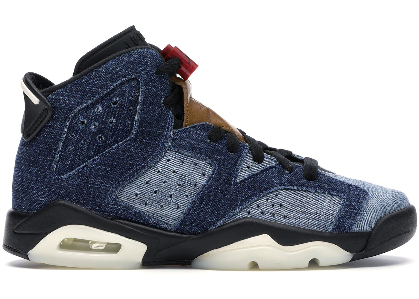 Jordan 6 Retro Washed Denim (GS) - vue 360
