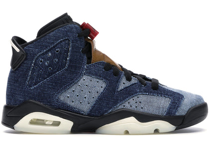 Jordan 6 Retro Washed Denim (GS) - authentic Jordan sneakers