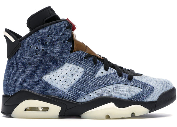 Jordan 6 Retro Washed Denim sneakers - authentic Jordan shoes