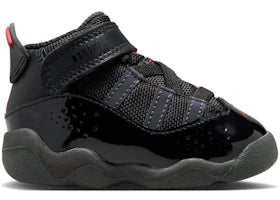 Jordan 6 Rings Black Anthracite Fire Red (TD) - vue 360