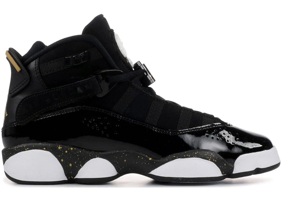 Jordan 6 Rings Black Metallic Gold White (GS) sneakers - authentic Jordan shoes