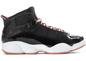 Jordan 6 Rings Black Rust Pink (PS) - authentic Jordan sneakers