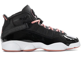 Jordan 6 Rings Black White Anthracite Rust Pink (GS) - vue 360